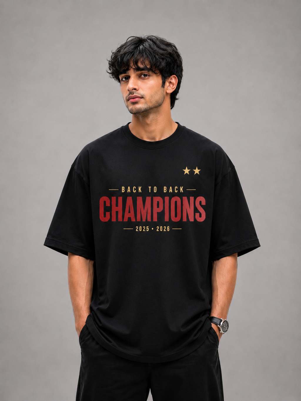 Rcb Winning IPL Oversized T-Shirt – Forever RCB Edition