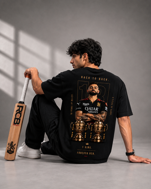 Rcb Winning IPL Oversized T-Shirt – Forever RCB Edition