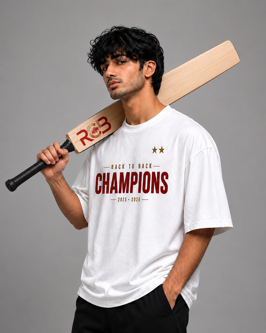 Rcb Winning IPL Oversized T-Shirt – Forever RCB Edition